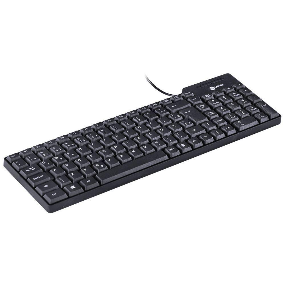 Teclado Compacto Usb Dynamic Abnt2 1.8M Preto - Dt150 - 3