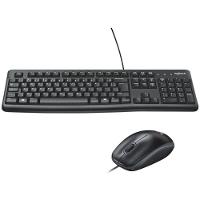 Kit Teclado E Mouse Optico Mk120 Usb Preto Logitech - 1