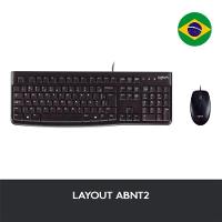 Kit Teclado E Mouse Optico Mk120 Usb Preto Logitech - 8