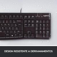 Kit Teclado E Mouse Optico Mk120 Usb Preto Logitech - 10