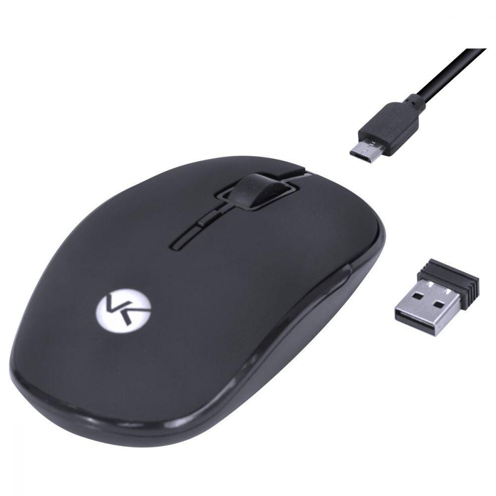 Mouse Sem Fio Recarregável Power One 1600dpi - Receptor Usb - Pm100 - 9