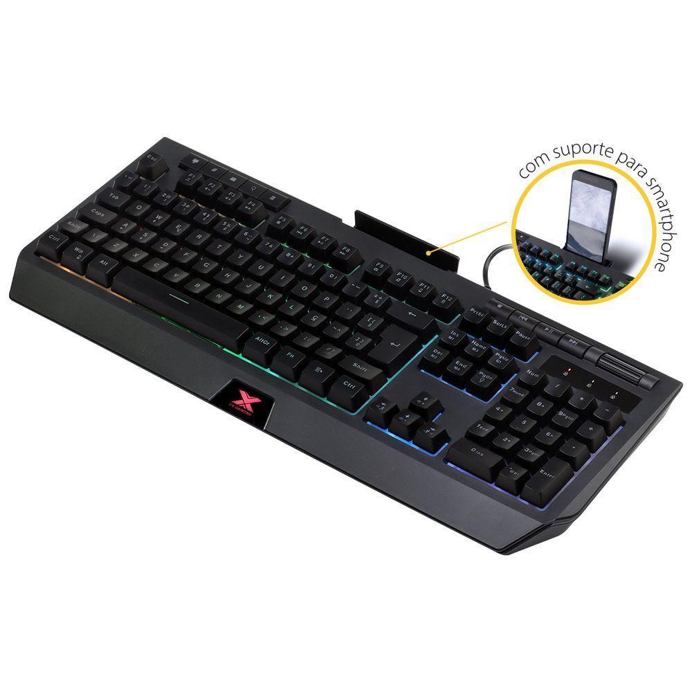 Teclado Gamer Protector Abnt2 Multimidia Led 7 Cores Usb Com - 3