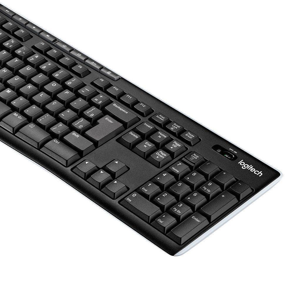 Teclado Logitech K270 Preto Sem Fio 920-004427-C - 2