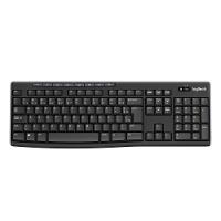 Teclado Logitech K270 Preto Sem Fio 920-004427-C - 1