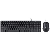 Teclado E Mouse Usb Corp Abnt2/1200Dpi Cabo Usb 1.8M Preto - - 1