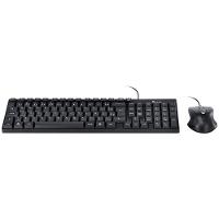 Teclado E Mouse Usb Corp Abnt2/1200Dpi Cabo Usb 1.8M Preto - - 2