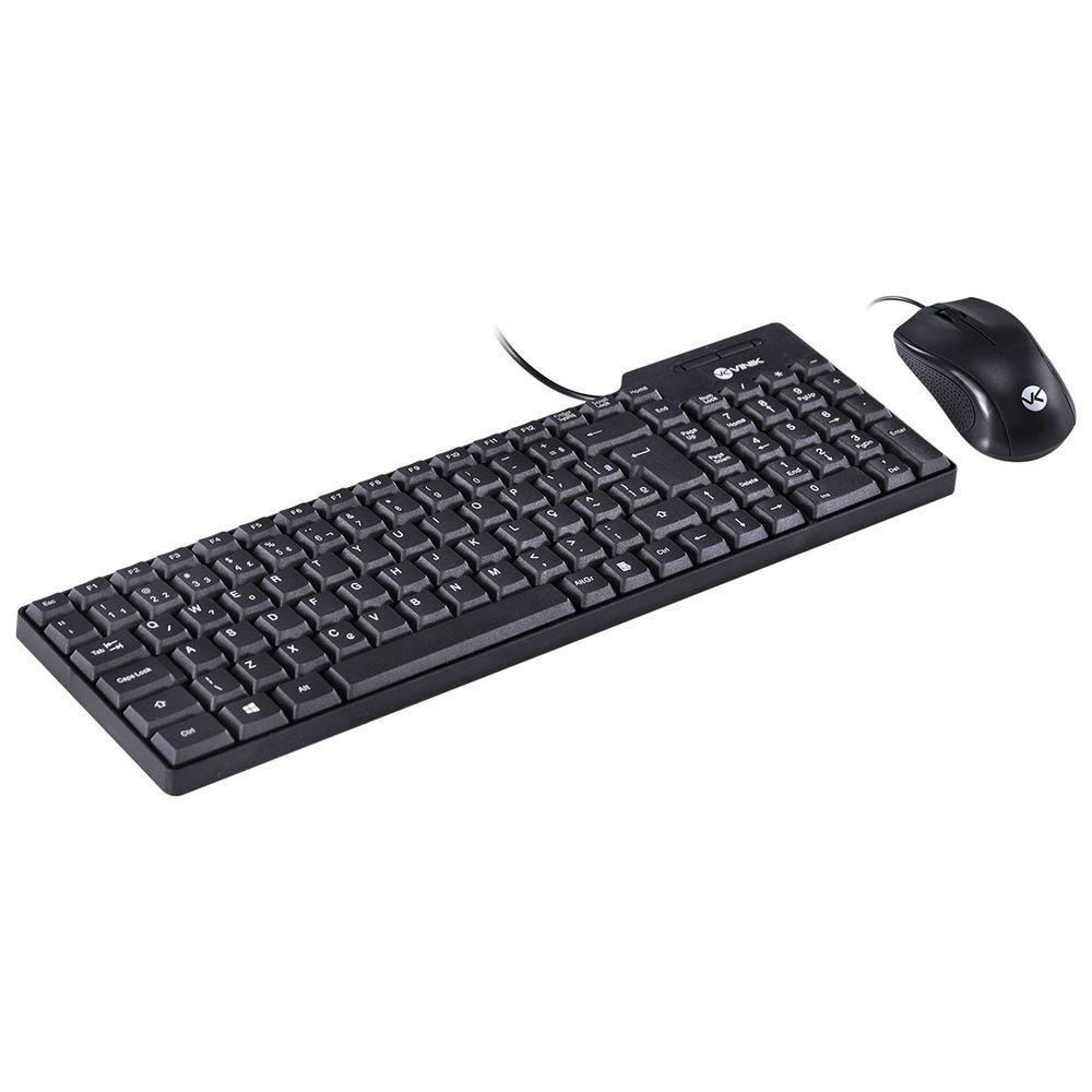 Teclado + Mouse Dynamic Abnt2 1000 Dpi Usb 1.8 Metros Preto - 4