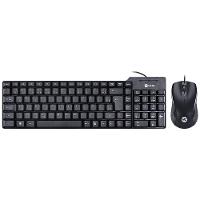 Teclado + Mouse Dynamic Abnt2 1000 Dpi Usb 1.8 Metros Preto - 2