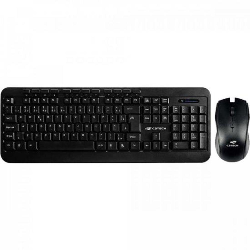 Kit Teclado E Mouse Sem Fio K-W60Bk C3Tech - 4