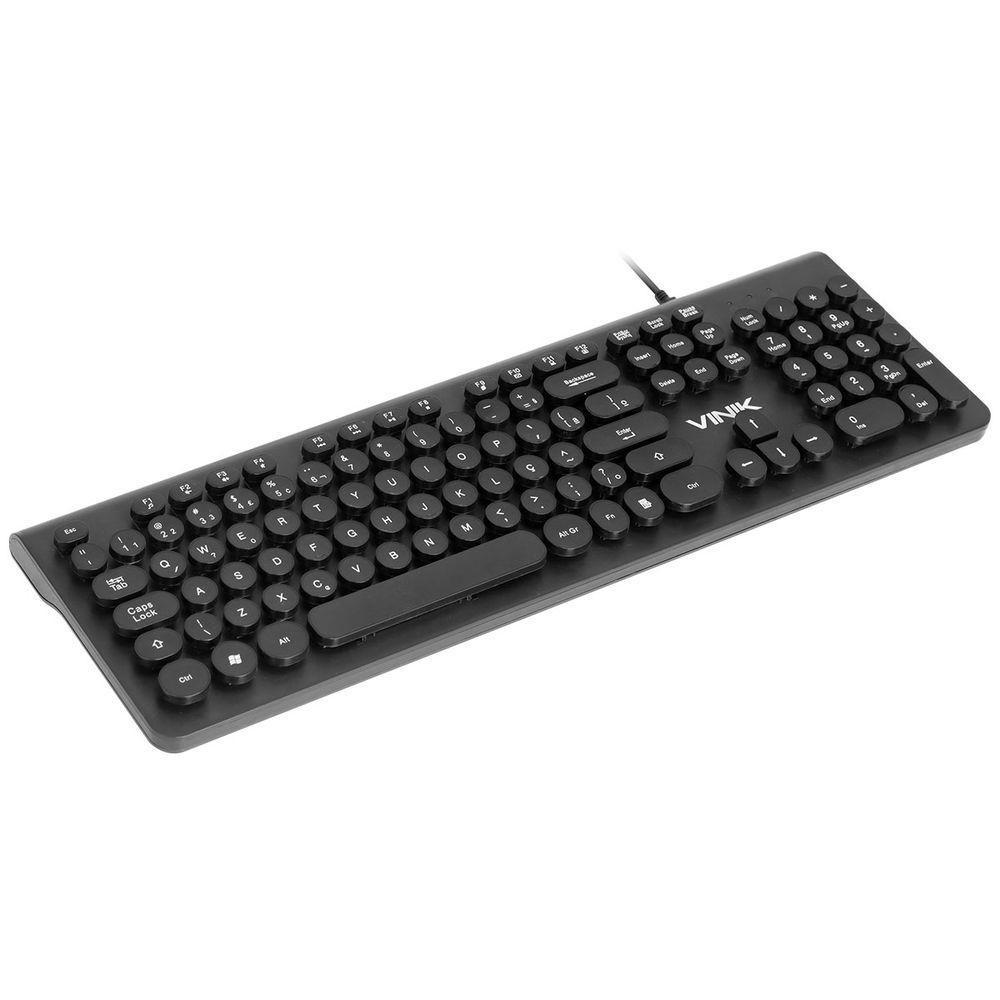 Teclado Multimidia Usb Dynamic Circle Abnt2 Teclas Redondas - 4