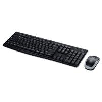 Teclado e Mouse MK270 Wireless USB Preto e Cinza sem Fio Logitech - 1