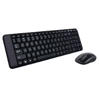 Teclado e Mouse Wireless Logitech Preto Sem Fio - 5