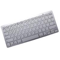 Mini Teclado Bluetooth sem Fio para Tablet e Celular Prata - 7