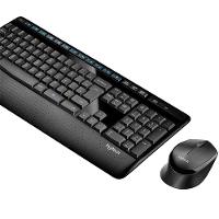 Kit Teclado E Mouse Logitech Mk345, Wireless, Layout Preto