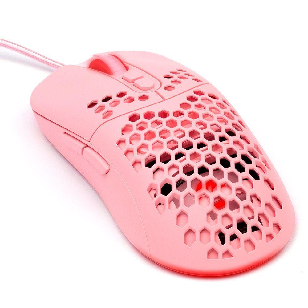 Mouse Gamer Vx Gaming Void Com Led Rgb- 7600 Dpi Rosa Com C - 3