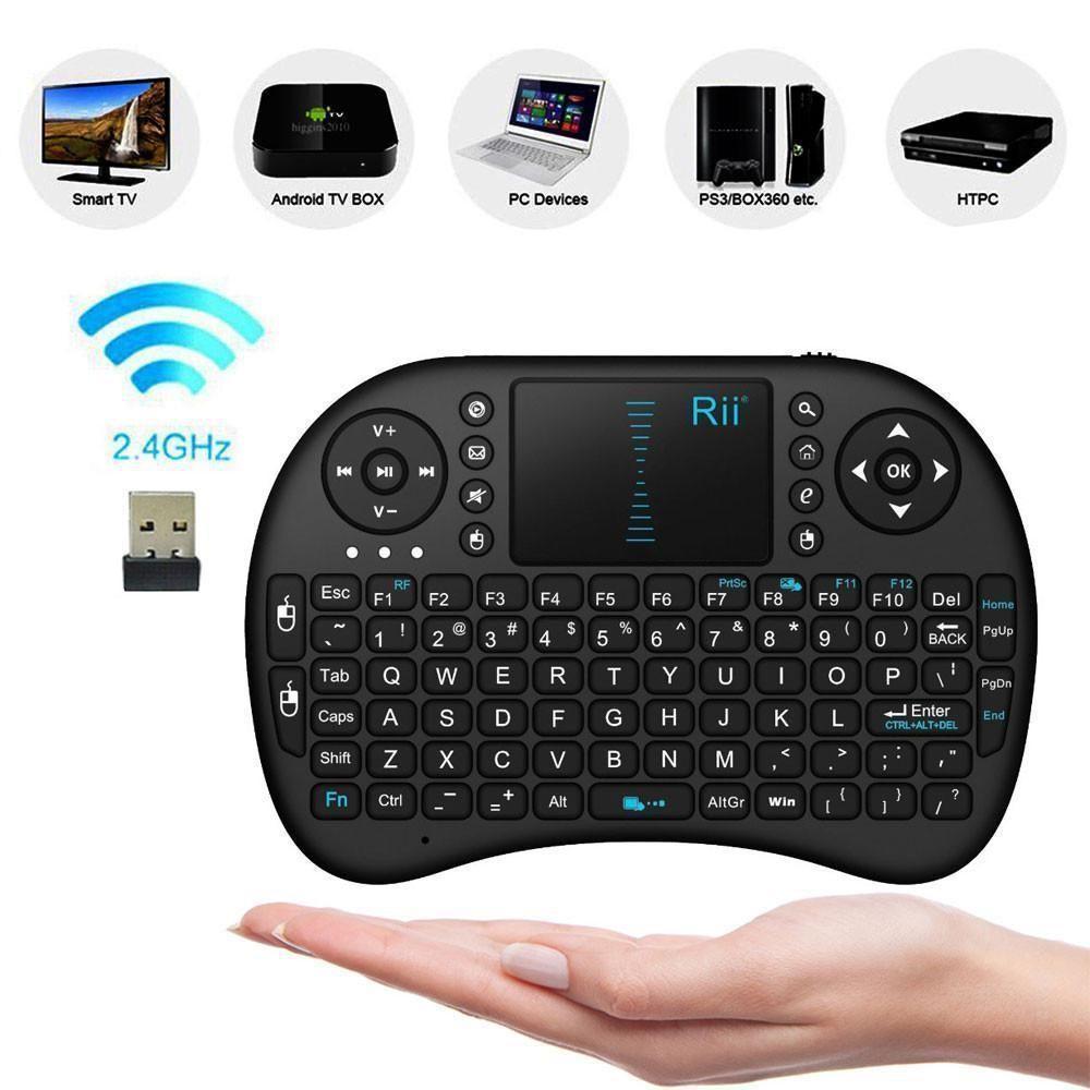 Mini Keyboard Teclado Wifi Controle Com Touch Pad - 2