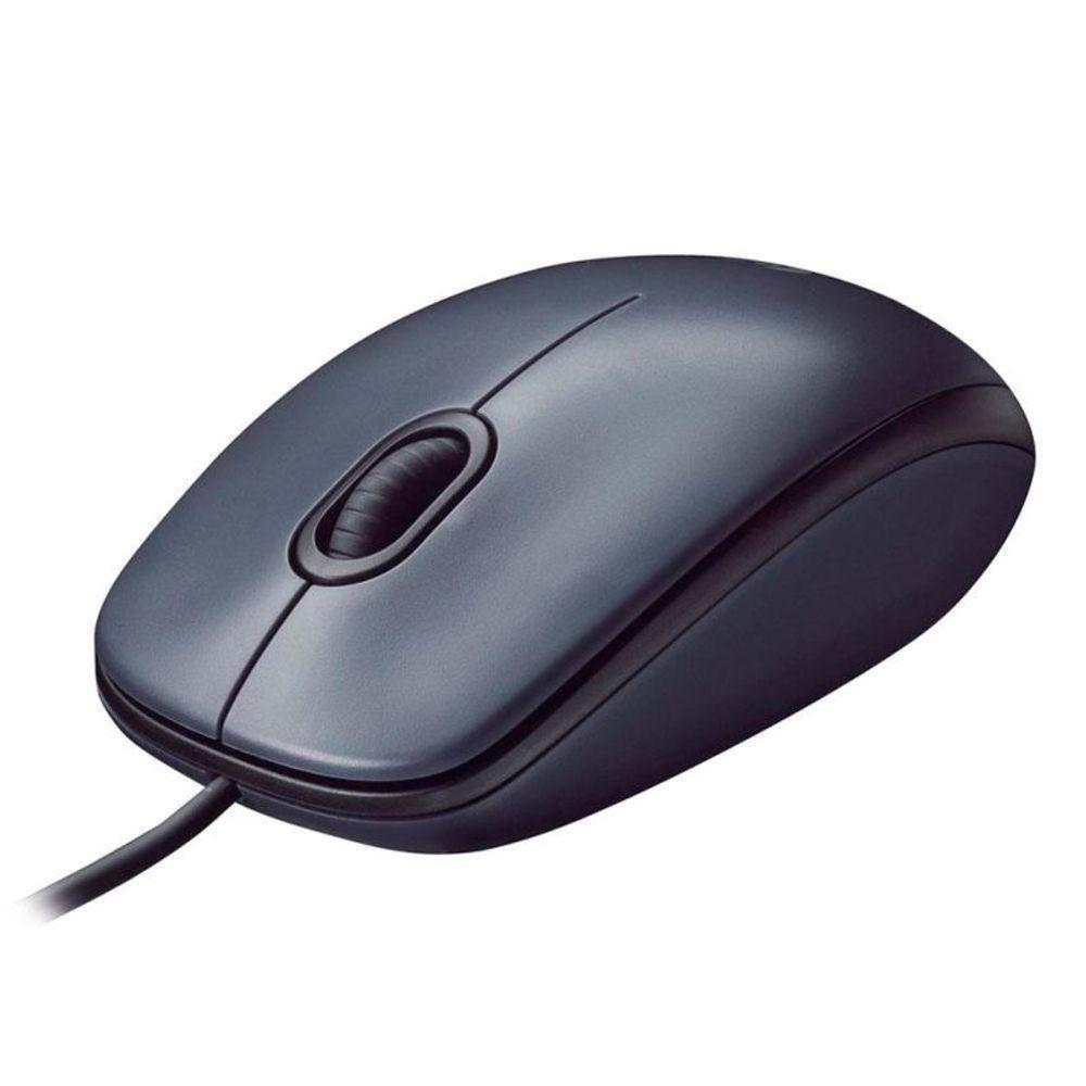 Mouse Usb Logitech M100 Preto - 1