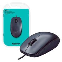 Mouse Usb Logitech M100 Preto - 2