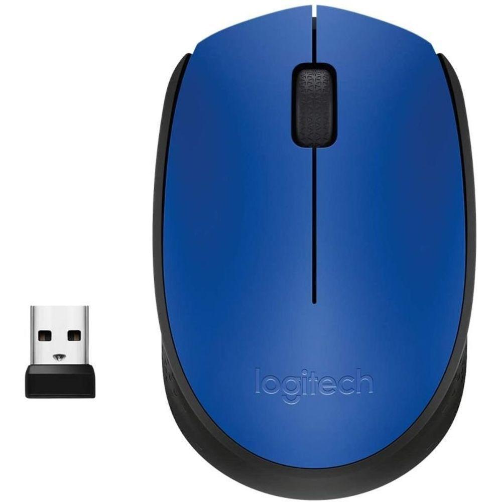 Mouse Sem Fio Logitech M170 Azul - 5