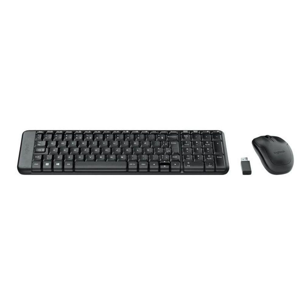 Kit Teclado E Mouse Sem Fio Logitech Mk220 - 1