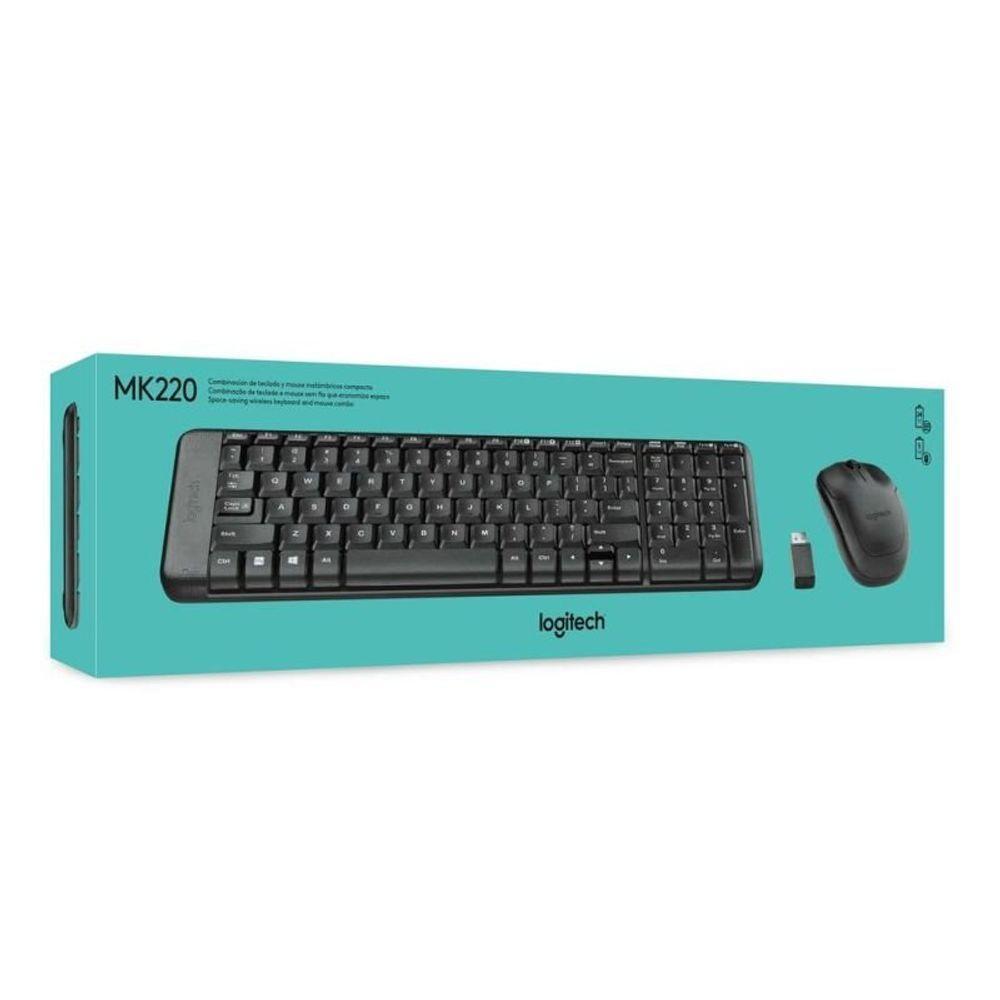 Kit Teclado E Mouse Sem Fio Logitech Mk220 - 2