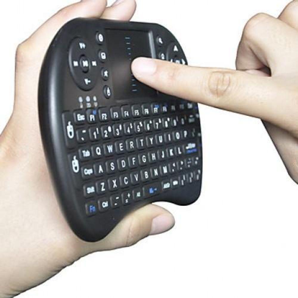 Mini Teclado Wireless Keyboard Mouse - Preto - 1