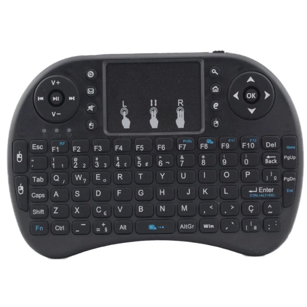 Mini Teclado Exbom Bk-Bti8 Com Touchpad Wireless - 1