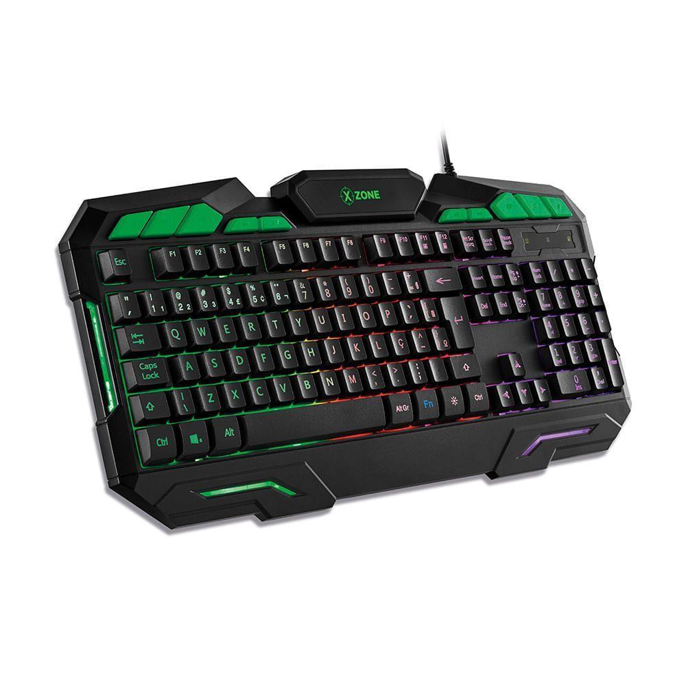 Kit Gamer 2 Em 1 Mouse E Teclado Xzone - Gtc-01 Combo Gtc-01 Na 2 Em 1 - 3