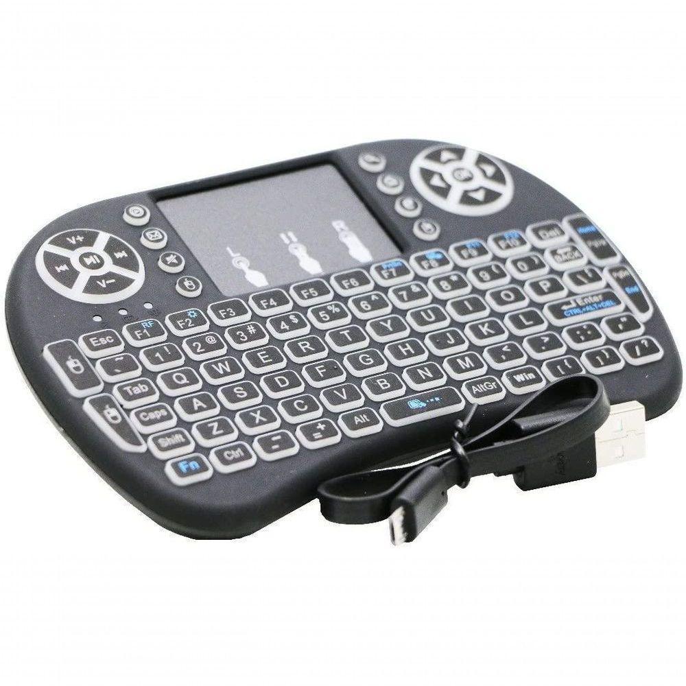 Mini Teclado Wireless Keyboard Mouse - Preto - 3