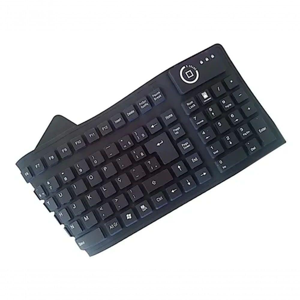 Teclado Flexível Silicone Usb Pc Notebook - 4