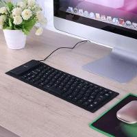 Teclado Flexível Silicone Usb Pc Notebook - 1