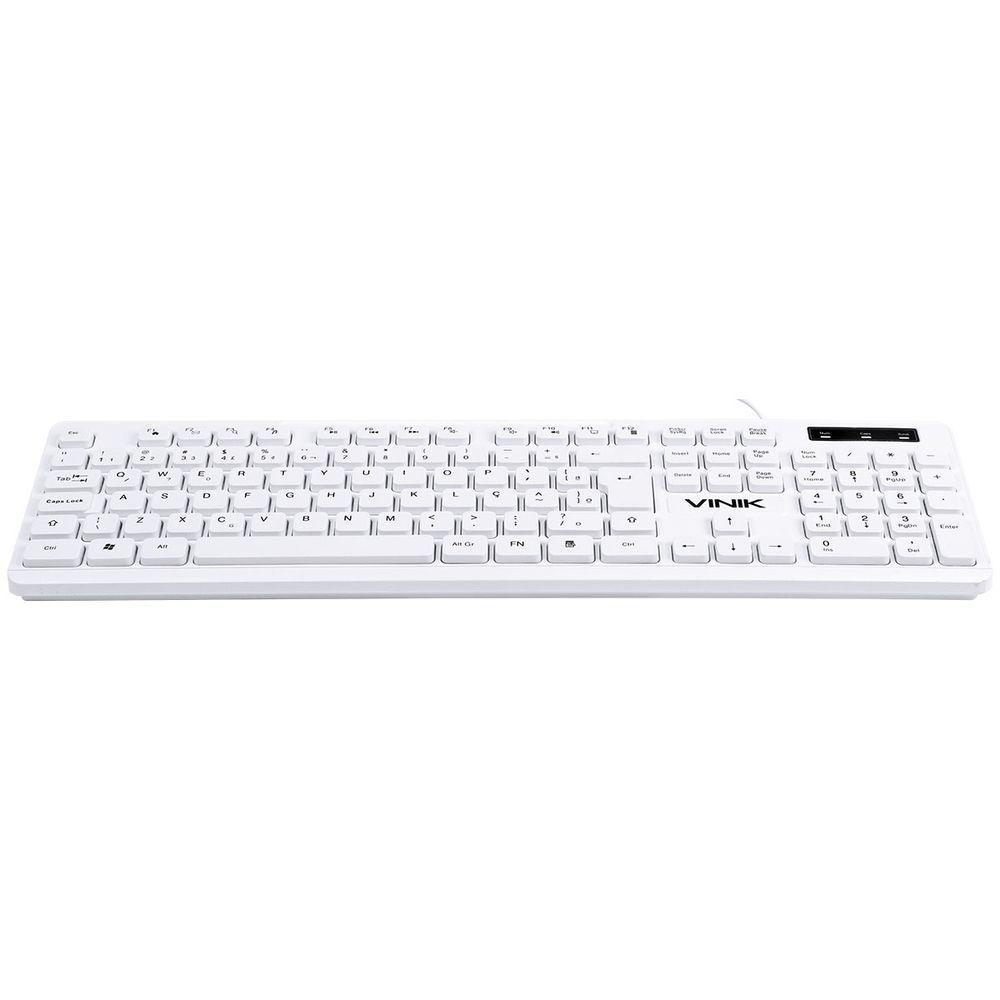 Teclado Chocolate Branco Slim Multimidia 1.8 M Usb - Tcb200 - 3