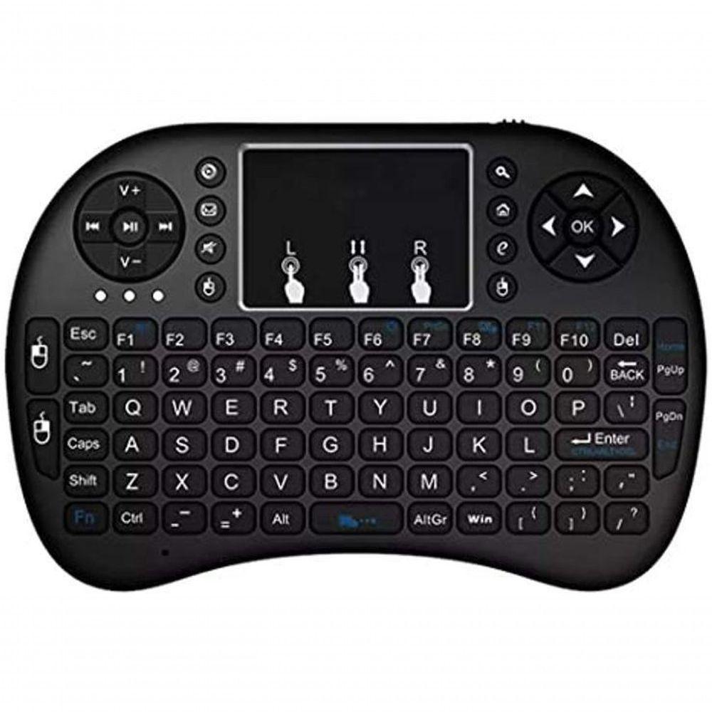 Mini Teclado Wireless Bluetooth Touchpad Sem Fio Iluminado - 2