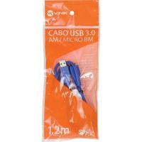 Cabo Para Hd Externo Usb 3.0 A Macho X Micro Usb B Macho 1.2 - 6