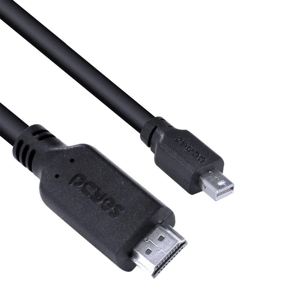 Cabo Mini Displayport Macho Para Hdmi 2.0 Macho 2 Metros - P - 5