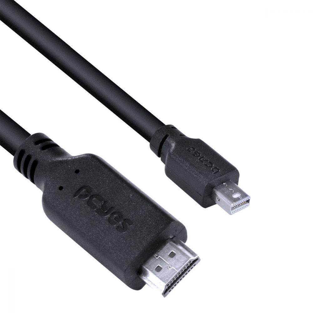 Cabo Mini Displayport Macho Para Hdmi 2.0 Macho 2 Metros - P - 8