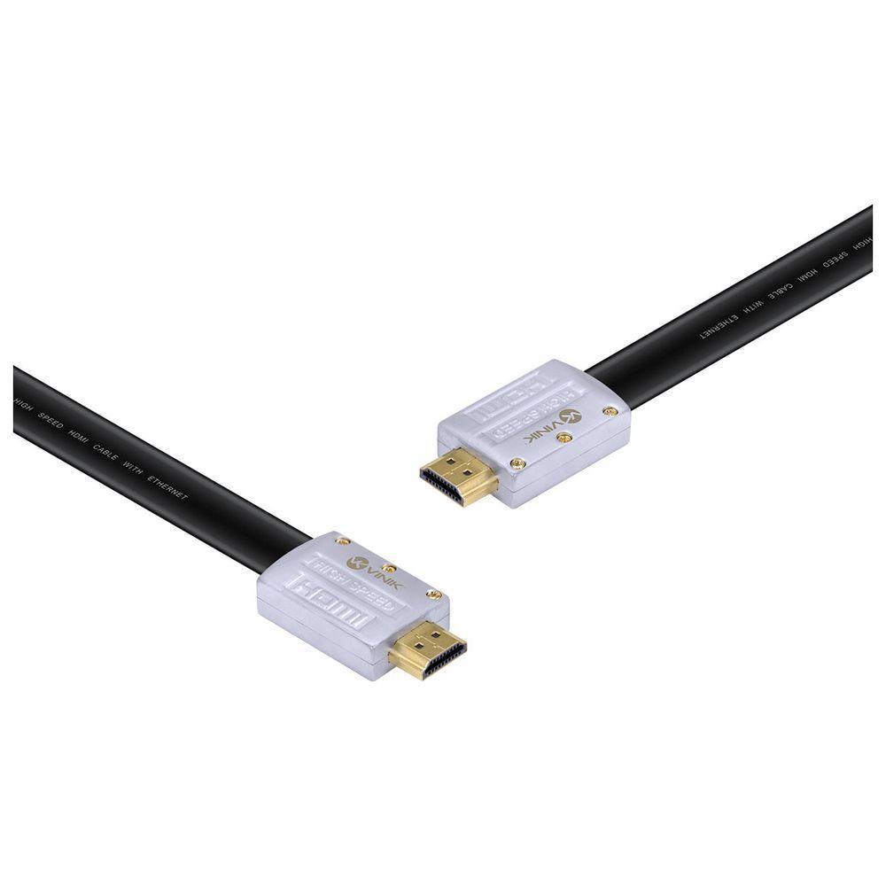 Cabo Hdmi 2.0 4K Ultra Hd 3D Conexão Ethernet Flat Com Conec - 8