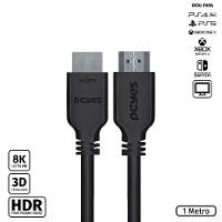 Cabo Hdmi Ultra 2.1 28Awg Puro Cobre 8K 1 Metro - Phm21-1 - 1