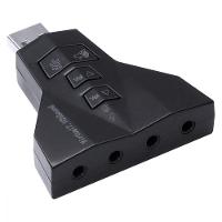 Adaptador Placa De Som Usb 4 Portas P2 - Compativel Com Ps3 - 2