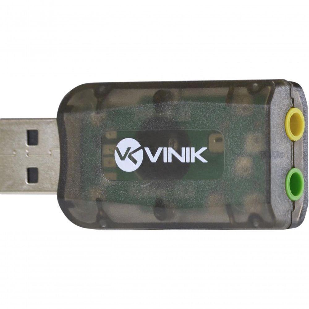 Adaptador Placa De Som Usb 5.1 Canais Virtual Ausb51 - 1