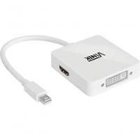 Adaptador Mini Displayport X Dvi/Hdmi/Displayport 3 Em 1 - - 1