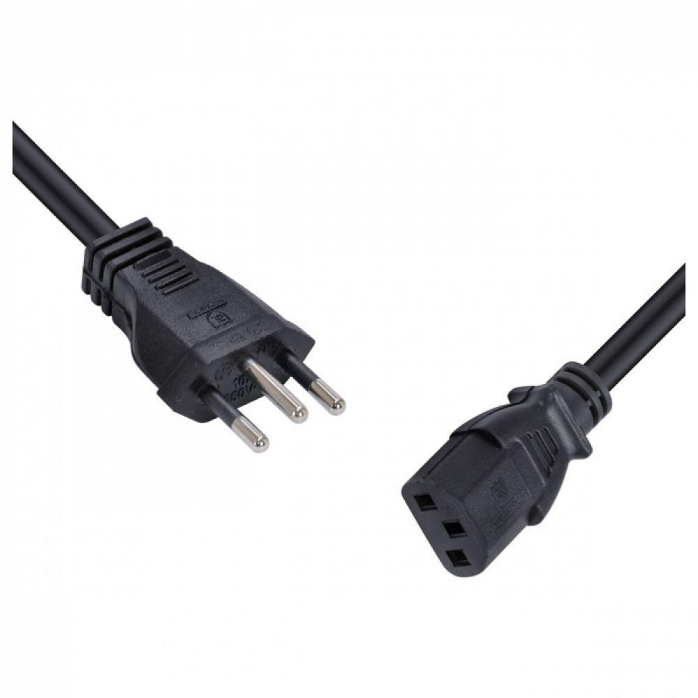 Cabo De Força Tripolar Para Fonte 3x0,75 Mm 250v - 3 Metros - Pc / 10 - 2