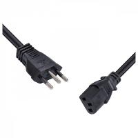 Cabo De Força Tripolar Para Fonte 3x0,75 Mm 250v - 3 Metros - Pc / 10 - 2