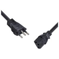 Cabo De Força Tripolar Para Fonte 3x0,75 Mm 250v - 3 Metros - Pc / 10 - 5