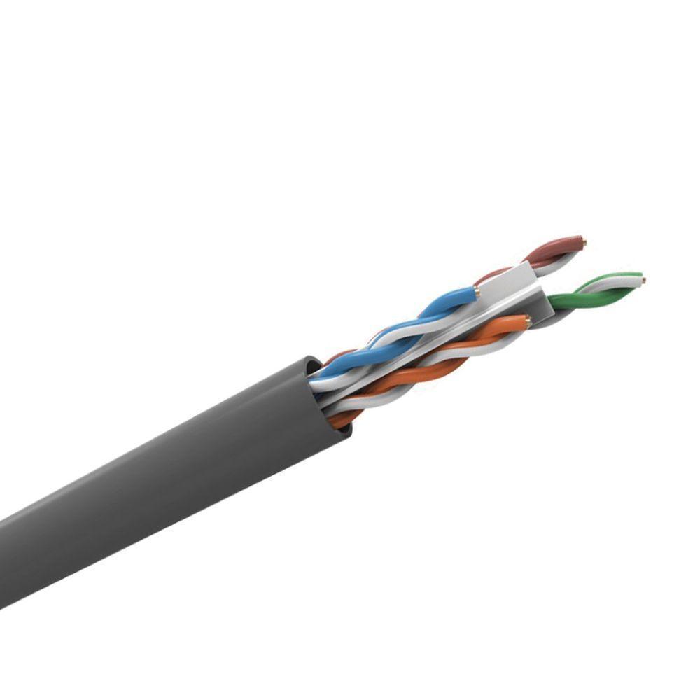 Cabo Lan U/Utp 24Awg X 4 Pares Cat.6 Cmx 305 Metros Cinza 23 - 3