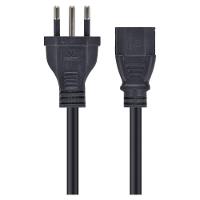 Cabo De Força Tripolar Para Fonte 3x0,75 Mm 250v 50 Cm - Pc / 10 - 3