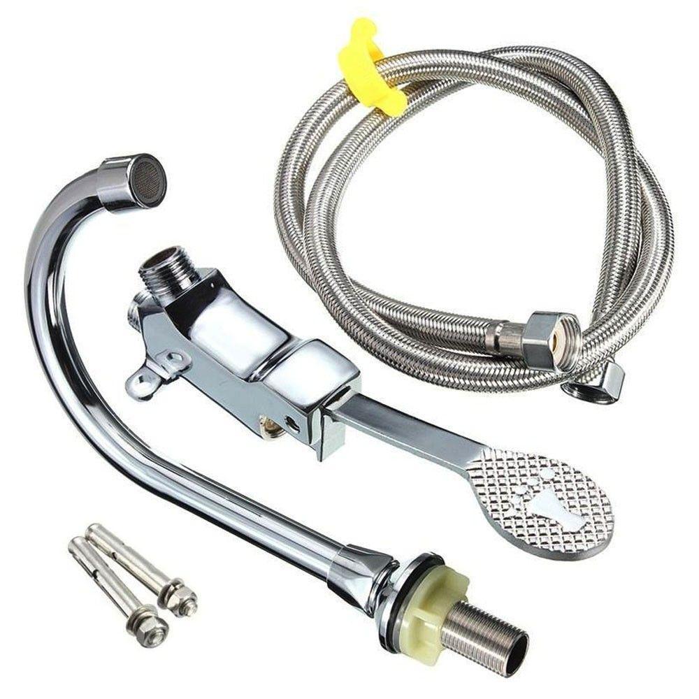 Torneira Valvula Pedal Acionamento Controle Pes Sem Maos - 2