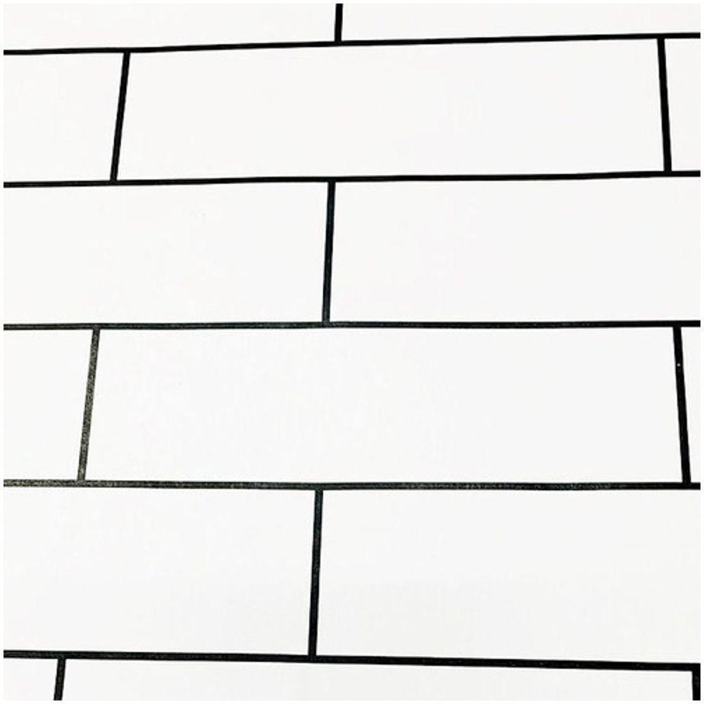 Papel De Parede Decorativo Autoadesivo Tijolo 5 Metros - 2