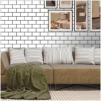 Papel De Parede Decorativo Autoadesivo Tijolo 5 Metros - 3