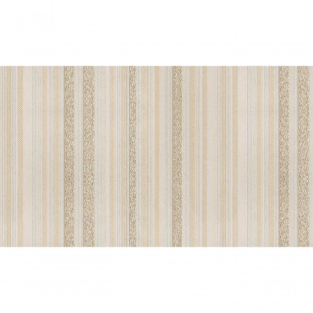 Papel De Parede Vinilico Listrado Com Leve Texturas Cinza. - 1